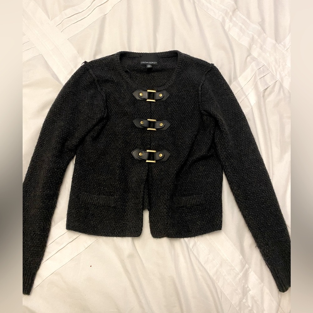 Charcoal Grey Cynthia Rowley Cardigan